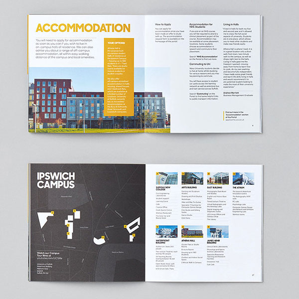 Inspirasi 20+ Desain Brosur dan Katalog Modern - Suffolk University Catalog Design