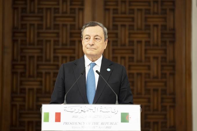Italia | Argelia: Draghi visita a Argel para participar en una cumbre bilateral