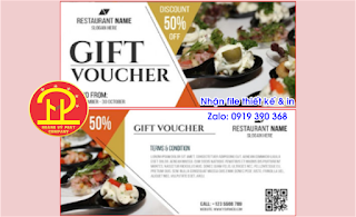 In Thẻ Voucher - Thẻ Gift Quà Tặng Bến Cát Bình Dương