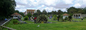 A view of the Splash Point Mini Golf course ahead of the 2015 Open tournament