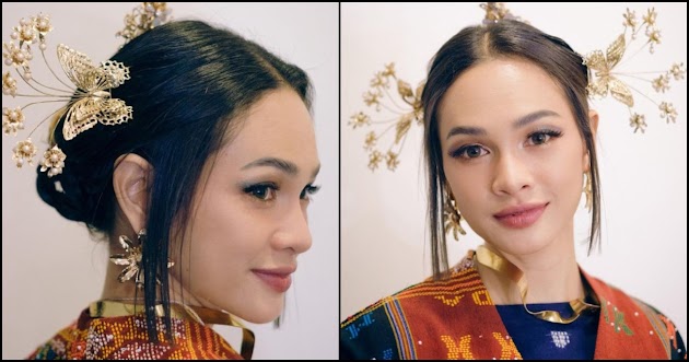 Pesona Andien Aisyah Kenakan Outfit dari Kain Ulos, Pancarkan Aura Kecantikan Wanita Indonesia