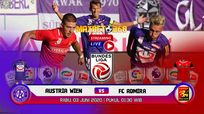  Prediksi Bola Austria Wien Vs FC Admira 03 Juni 2020 Pukul 01.30 WIB