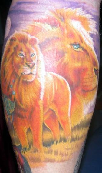 Lion Tattoo General patterns of animal tattoos
