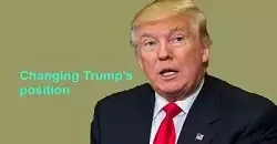 Changing Trump's position