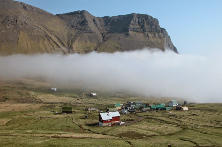 7. Gásadalur, Vagar Island, Faroe Islands - Top 10 Houses in the Middle of Nowhere