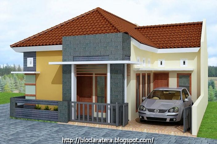 SketsaRumahMinimalisDot Bentuk Arsitektur Rumah Minimalis 