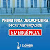 Prefeitura de Cachoeira decreta situação de emergência