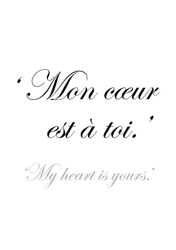 Lesson Life Love French Love Quotes