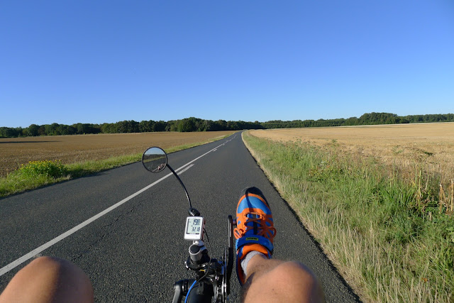 De Paris à la Rochelle en vélo couché, la Véloscénie près de Rambouillet