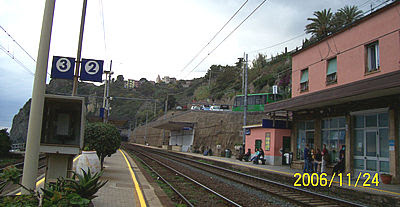 Corniglia station.
