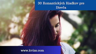 30 Romantických Riadkov pre Dievča