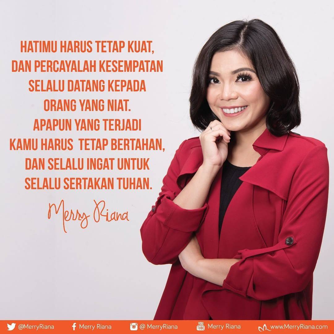 10 Kata Kata Motivasi Merry Riana  Tentang Move On Dan 