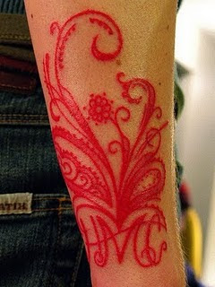 Pictures Of Red Ink For Tattoo Designs