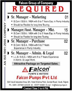 Falcon Group Of Company Required