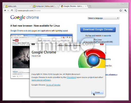 inimu.com: [DOWNLOAD] Browser Google Chrome 7 Final