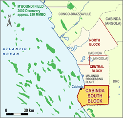 London-based Africa explorer Afren has bought all of Devon Energy’s interests in Angola and Ghana, including a 95 percent stake in the prospective Kheta block and 15 percent in Block 16.  Undrilled deepwater sandstone prospects have been worked up by Devon at Kheta off Ghana, while in Angola, Block 16 offers the Maersk-operated Lower Congo Basin with Miocene and Oligocene “discoveries, prospects, leads and (mapped) play types”, an Afren statement said.  A billion barrels of oil equivalent are expected in place in Block 16.  The Keta block in Ghana is well covered by 3D survey work and reserves are of up to 500 million boe are envisioned. The Mahogany and Hyedua discoveries of the past year bode well for Keta, while Angola Block 16 lies 