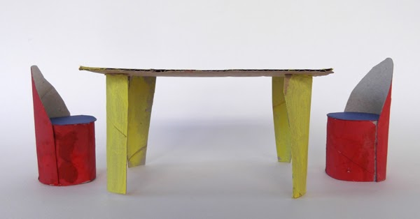 Craftsboom.com: Dollhouse furniture: Four leg dining table