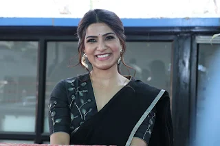 Actress Samantha Akkineni At Jaanu Press Meet Stills