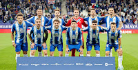 R. C. D. ESPANYOL DE BARCELONA. Temporada 2022-23. Vinicíus de Souza, Fernando Calero, Benjamin Lecomte, Sergi Gómez, Joselu Mato. Martin Braithwaite, Sergi Darder, Keidi Baré, Óscar Gil, Javi Puado y Brian Oliván. R. C. D. ESPANYOL DE BARCELONA 0 VILLARREAL C. F. 1 Miércoles 09/11/2022, 20:00 horas. Campeonato de Liga de 1ª División, jornada 14. Cornellá de Llobregat, Barcelona, RCDE Stadium: 17.400 espectadores. GOLES: 0-1: 64’, Lecomte, en propia puerta.