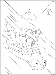 Desenhos do Avatar: The Legend of Aang para Colorir