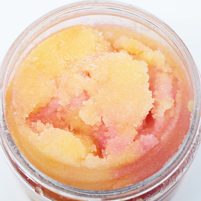 KBShimmer Fresh Peach Sugar Scrub