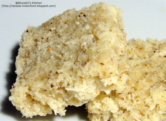 Coconut Burfi (Nariyal Barfi) Recipe