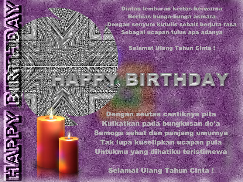 Ucapan Ultah  Sms Ucapan Selamat Ulang Tahun Keren