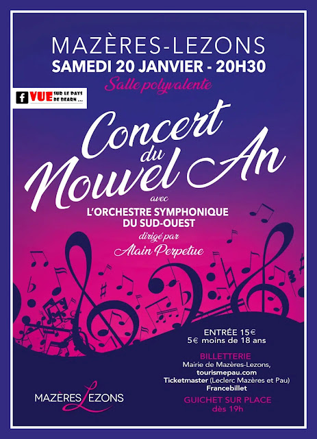 Concert du Nouvel An 2024 à Mazères-Lezons