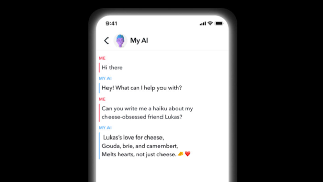 سناب شات تطلق روبوت الدردشة 'My AI' الخاص بها والمدعوم من ChatGPT