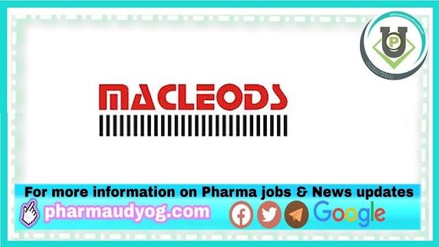 Macleods Pharma | Walk-in interview for AMV/R&D on 13th Dec 2020 