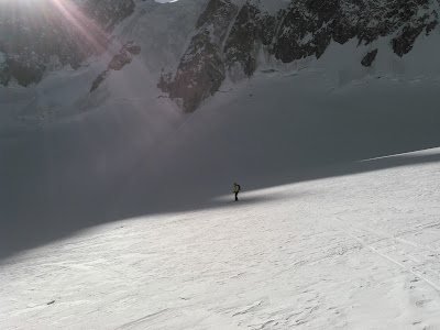 Ski-de-randonnée à la combe Maudite Massif du Mont-Blanc Manu RUIZ