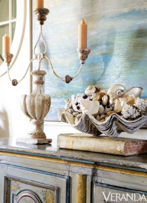 Clam Shell Bowl Decorating Ideas