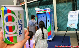 100PLUS Free The Can Game, 100PLUS Win The Day, Free 100PLUS, 100PLUS, interactive vending machine, 100PLUS game, mutiara damansara, free 100PLUS, free the can game