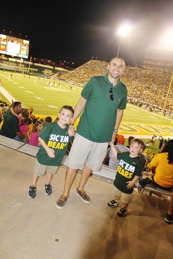 Nash's 1st day of School & Baylor Game 090