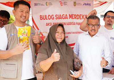 GPM di Bengkong Batam, Beras Premium Diharga Rp 67 Ribu