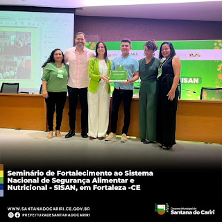  S DO CARIRI NO SEMINÁRIO DE FORTALECIMENTI AO SISAN EM FORTALEZA