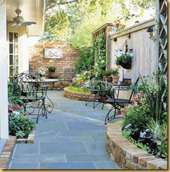 mortared flagstone