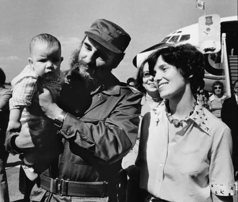 Margaret Trudeau also returned to Cuba shortly after Justin was born.