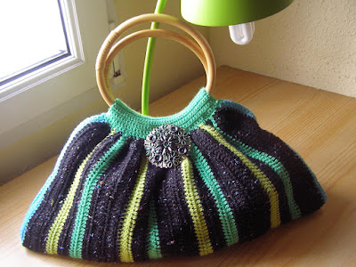 Bolso a Crochet en Algodón Intercambio de Toñi (PATRÓN Y GRÁFICO)