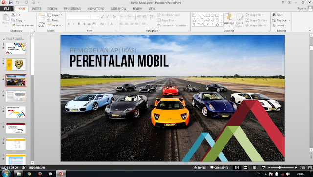 PPT - Pemodelan Aplikasi Rental Mobil