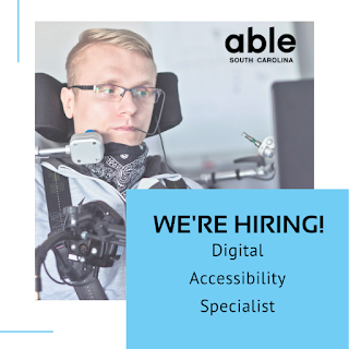 ABLE SC We're Hiring Digital Accessibility Specialist promo image