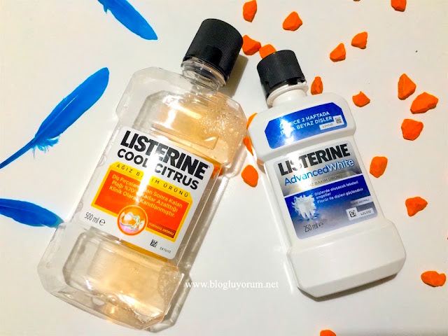 listerine cool citrus listerine advanced white kullananlar