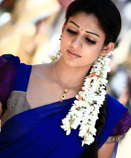 nayantara in half saree hot images