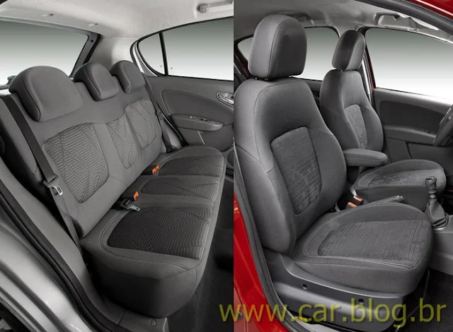 Novo Palio Attractive 1.4 2012 - interior