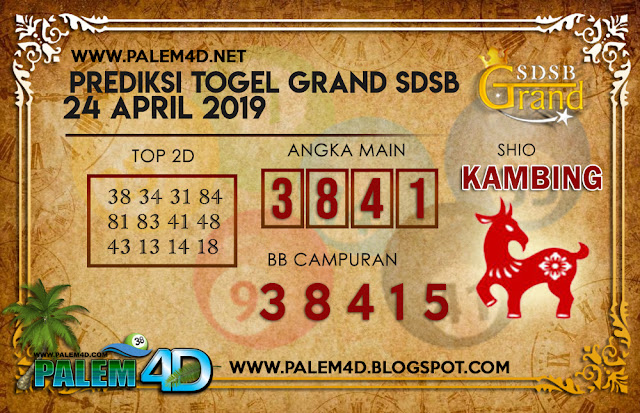 Prediksi GSB 24 April 2019