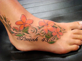 Isaiah Plumeria Tattoo
