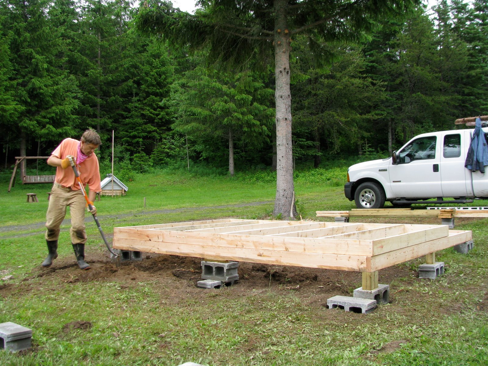 The Japanese Gazebo/Yoga platform  Cabin in the woods/Living off the 