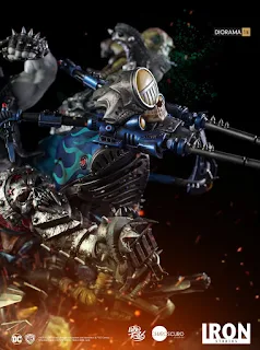 Figuras: Galería de imágenes del diorama de Lobo de "DC Cómics" - Iron Studios