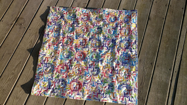 Rainbow Circle Pi Quilt