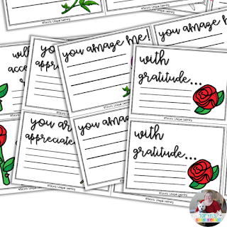 Use this gratitude rose activity not only during staff meetings but also throughout the year as a special way to show appreciation to your teachers and co-workers.